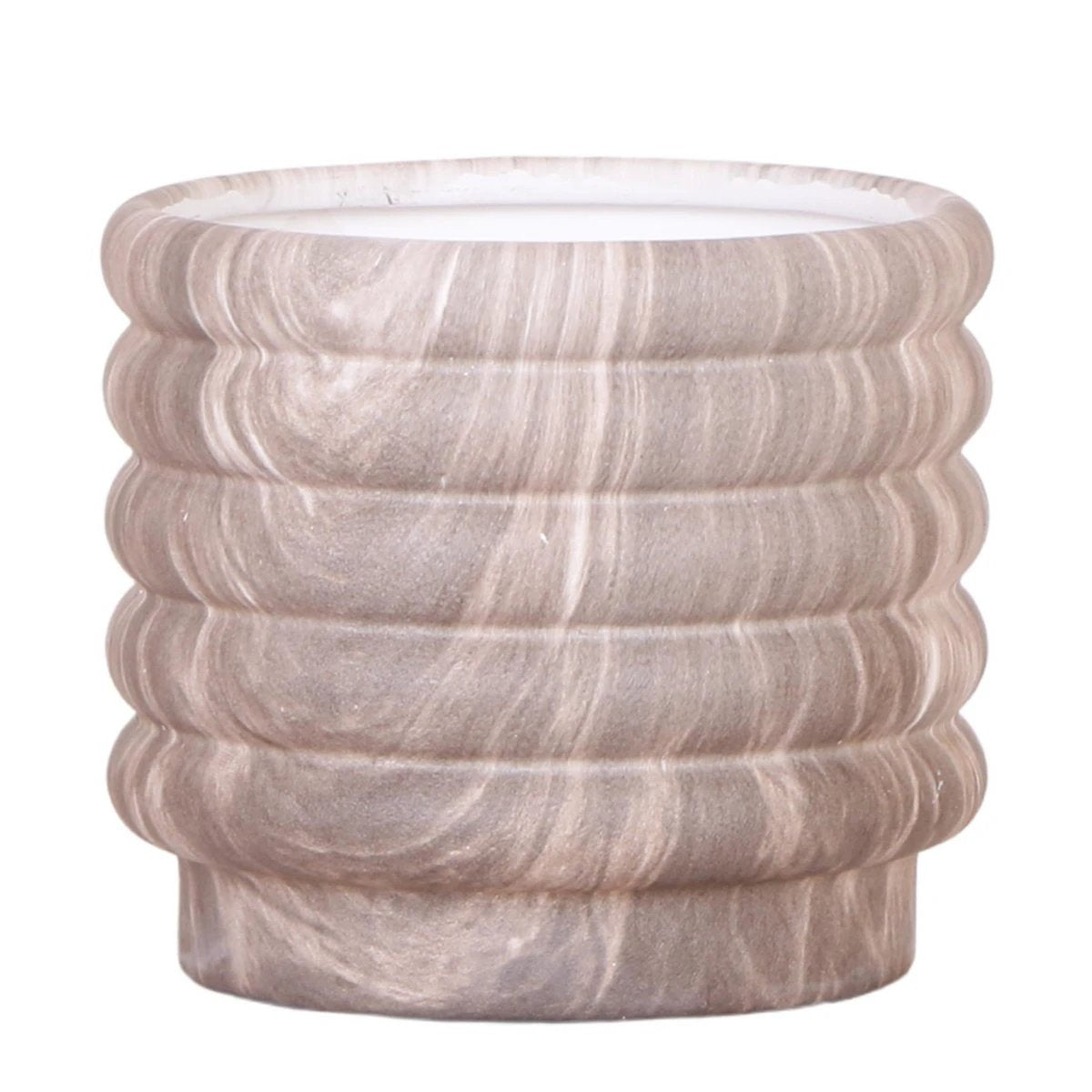Kolibri Home | Marble pot - Dark - Ø12cm by Kolibri Company