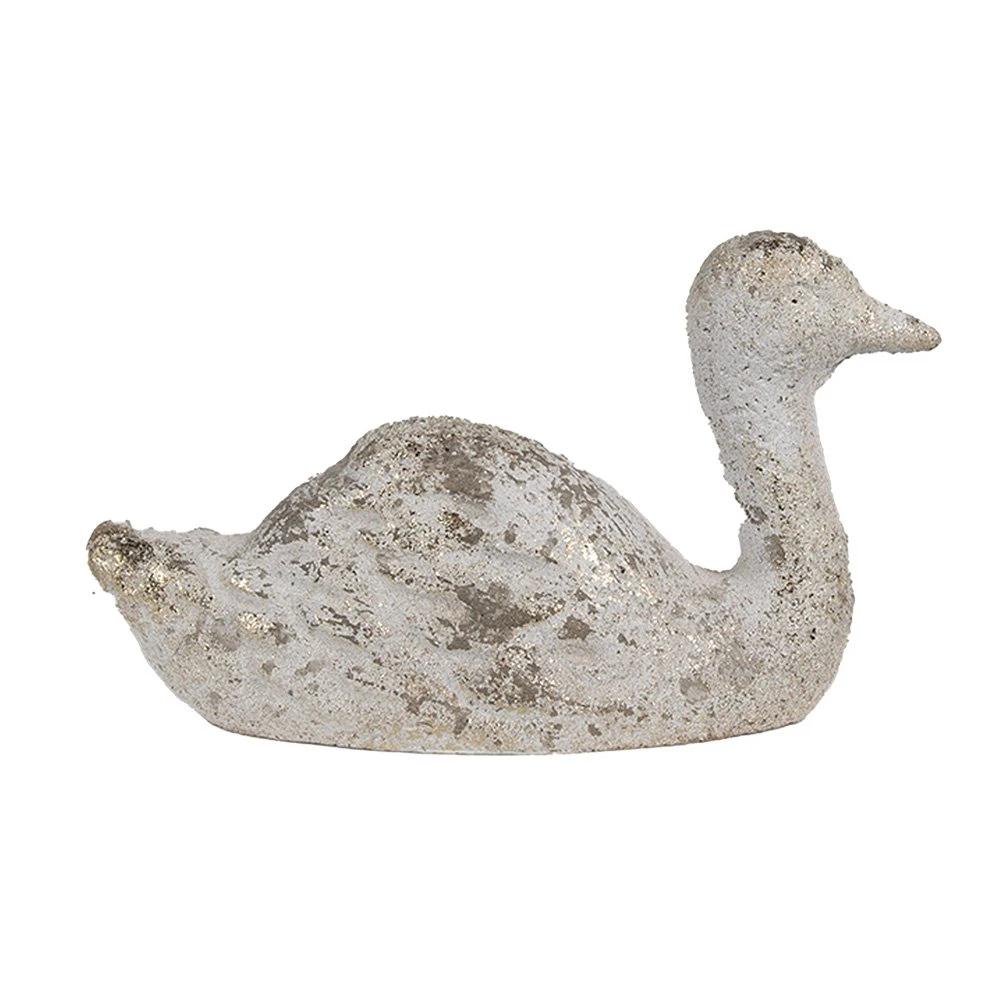 Decoration duck 15x5x9 cm by Clayre & Eef.