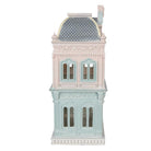 Decoration Statue House 19x15x38 cm Blue Plastic by Clayre & Eef.