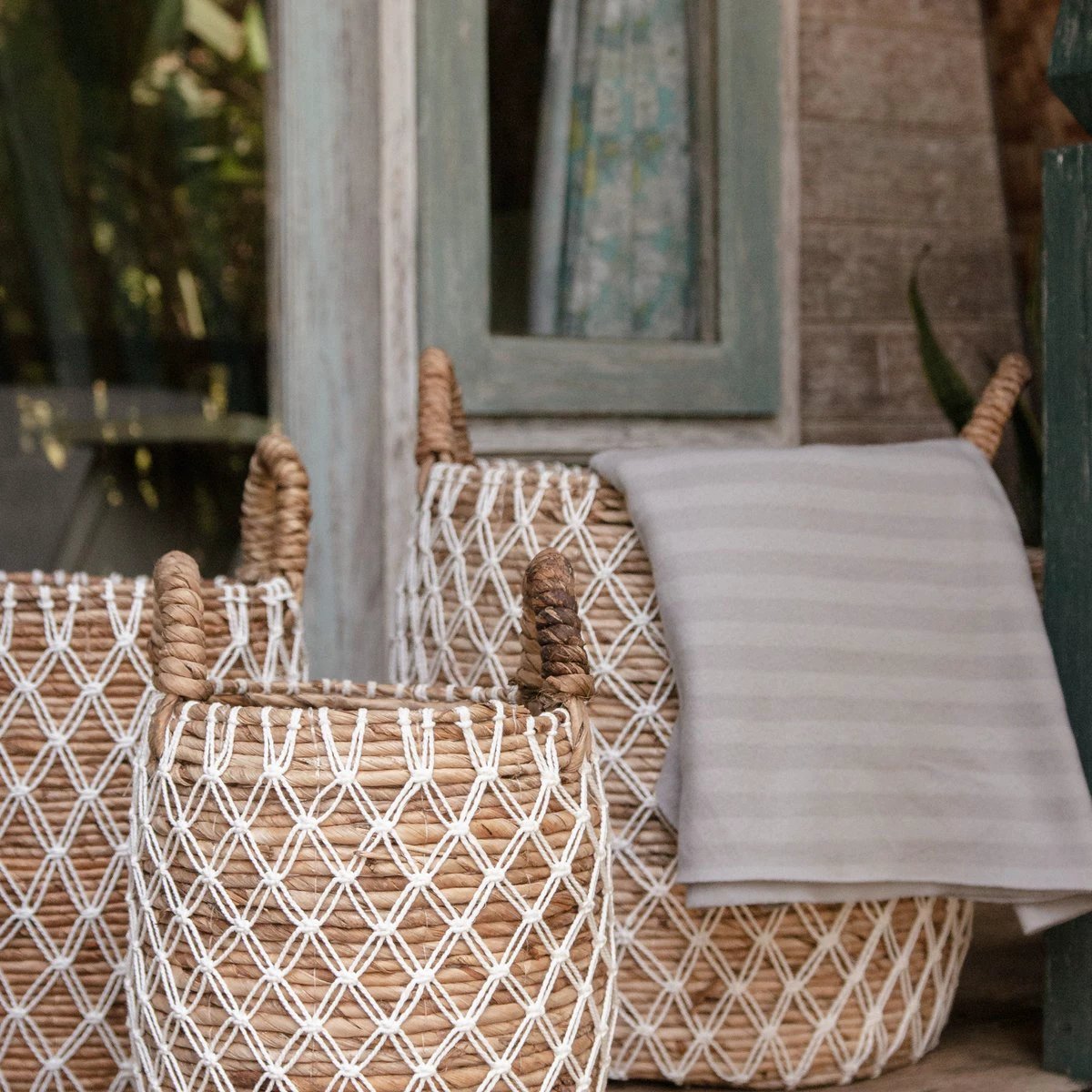 Laundry Basket | Plant Basket | Storage Basket KUBU made from Banana Fibre (3 sizes) by Soeji