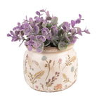Blumentopf Ø 12x9 cm Rosa-Beige Keramik Blumen Blumentopf für den Innenbereich von Clayre & Eef.
