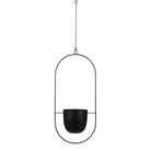 Flowerpot hanging inside Dexter Black by Mica Decorations