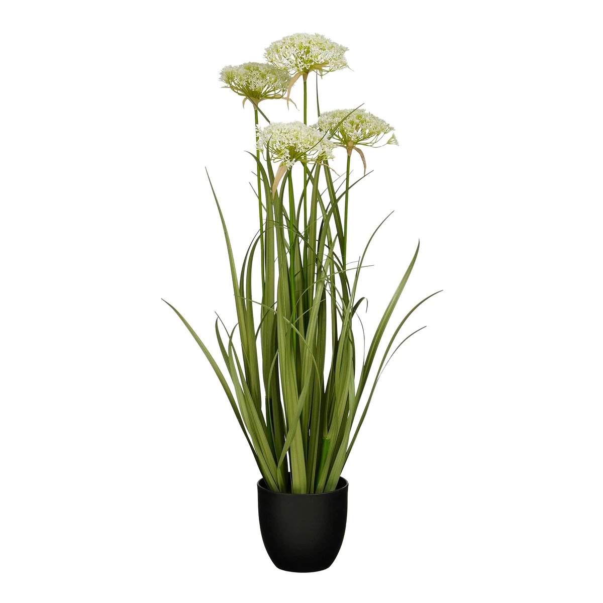 Artificial Plant Ornamental Grass White by Mica Decorations