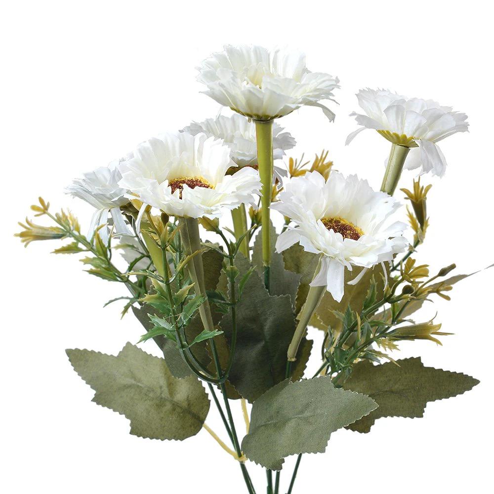 Artificial flower 30 cm white plastic by Clayre & Eef.