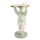 Decoration Statue Rabbit 19x14x28 cm White Plastic by Clayre & Eef.