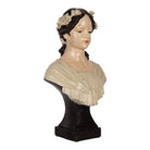 Decoration image woman 18x12x31 cm beige plastic by Clayre & Eef.