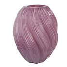 Vase Ø 17x21 cm aus lila Glas von Clayre & Eef.