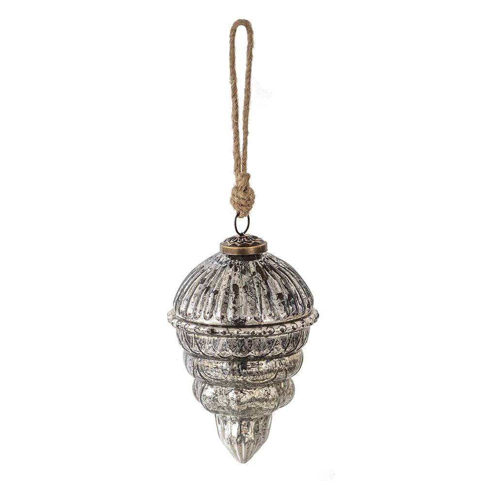 Weihnachtskugel Ø 10x15 cm von Clayre & Eef.