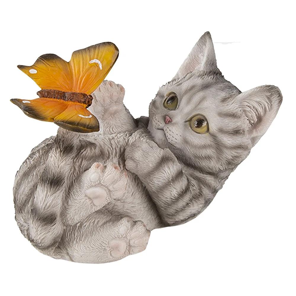 Deko-Katze 14x8x11 cm von Clayre & Eef.