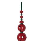 Christmas Decoration Statue Ø 31x179 cm Red Green Metal by Clayre & Eef.