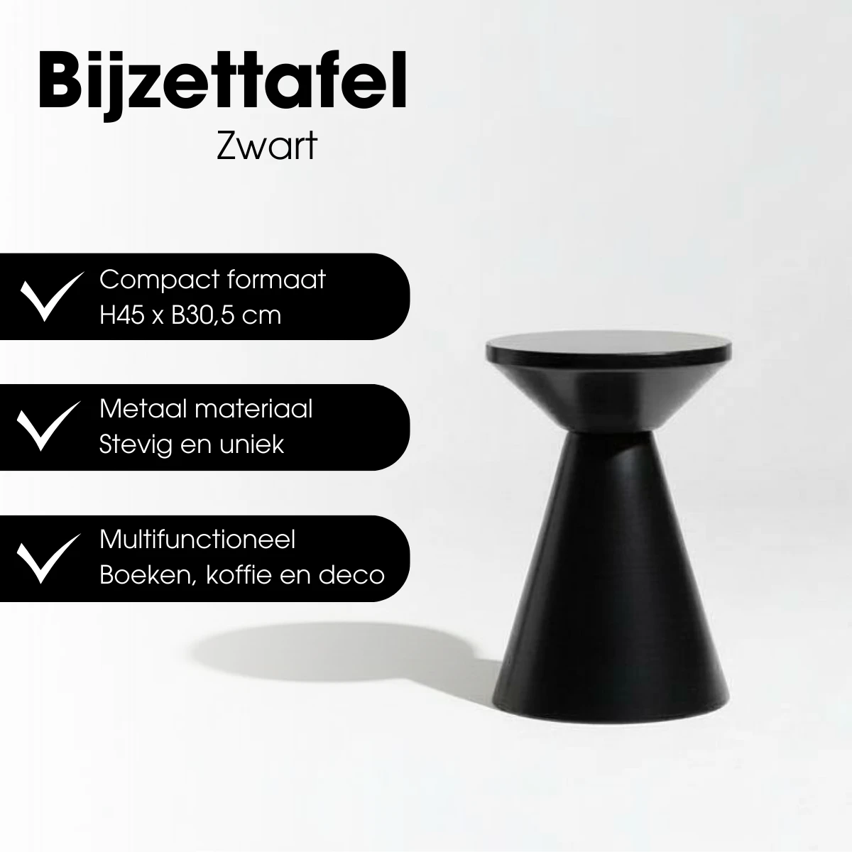 Side table Jim Black by Mica Decorations