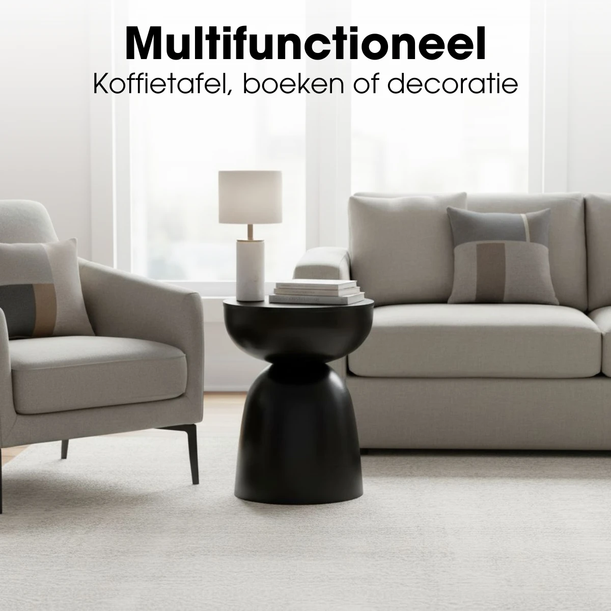 Elliott Black side table by Mica Decorations
