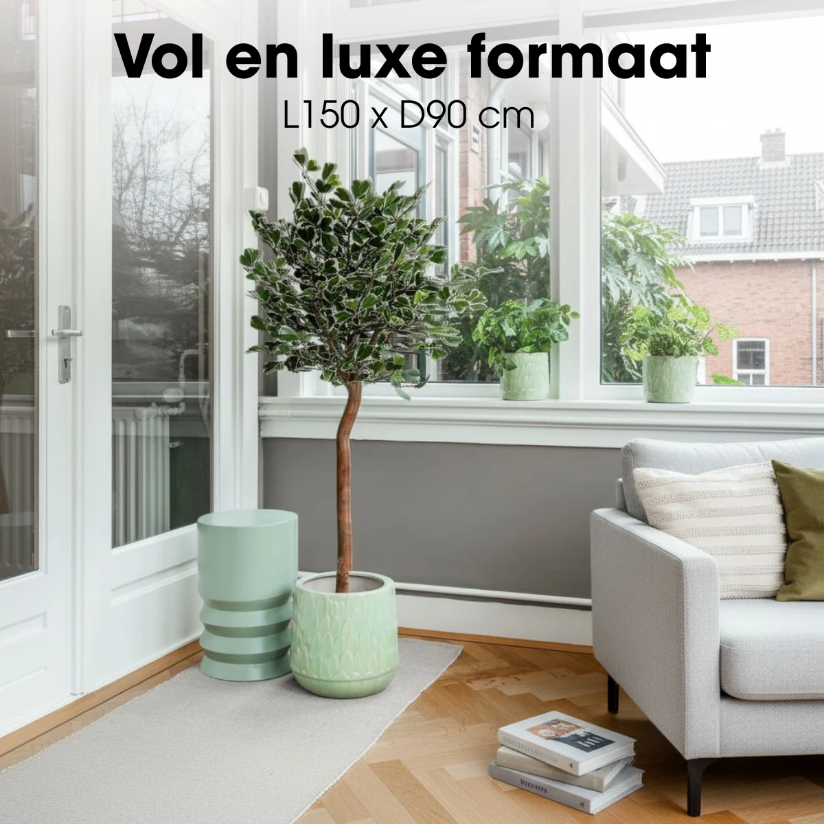Artificial plant Ficus Green by Mica Decorations
