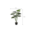 Artificial plant Monstera green by Mica Decorations