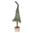 Mini Artificial Christmas Tree Ø 13x50 cm Green Wood by Clayre & Eef.