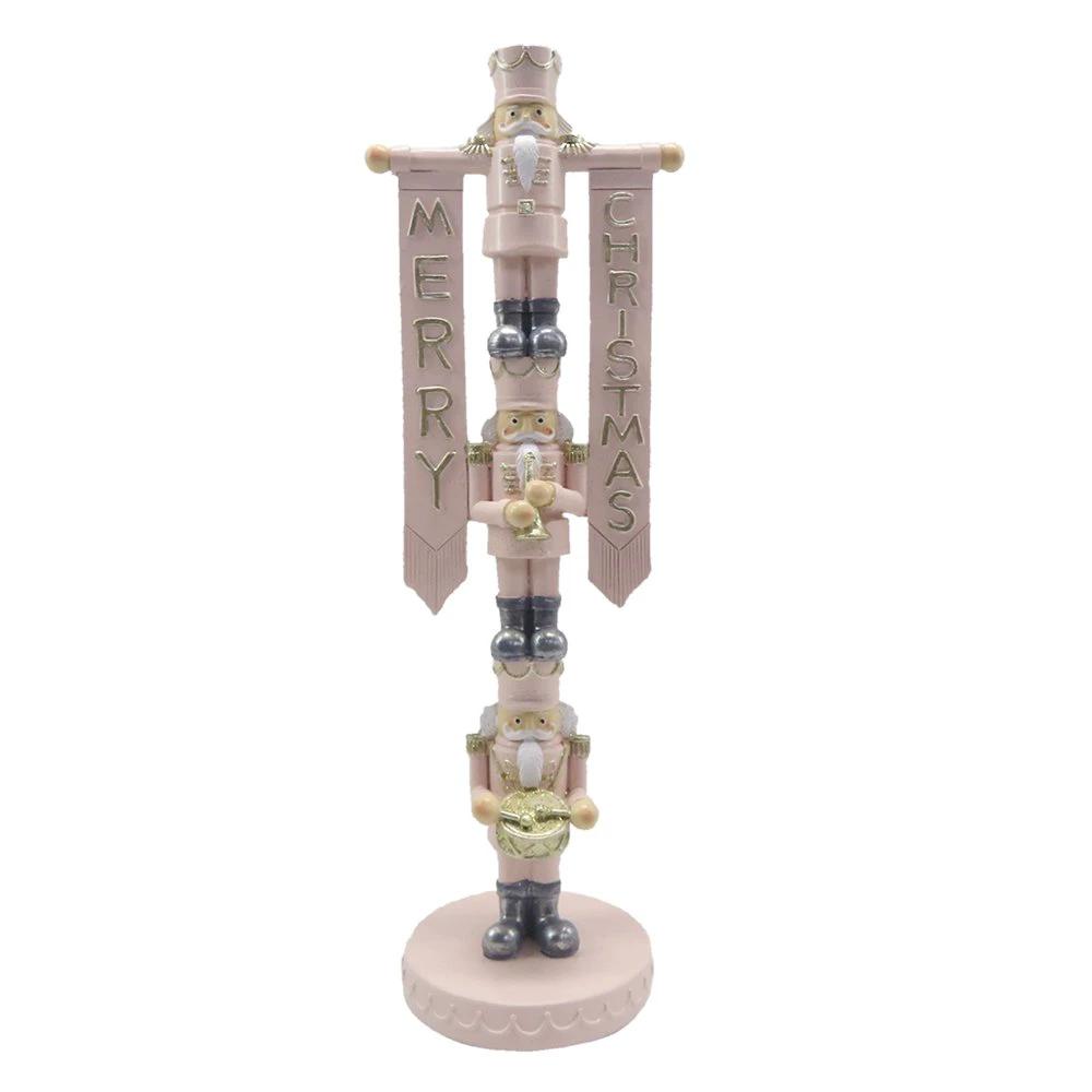 Decoration nutcracker 10x8x30 cm by Clayre & Eef.