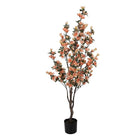 Artificial tree 20x20x135 cm Orange Plastic by Clayre & Eef.