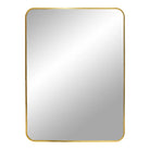 Madrid Mirror - Brass, Aluminium, Glass, 50x70cm by EMIRELLE