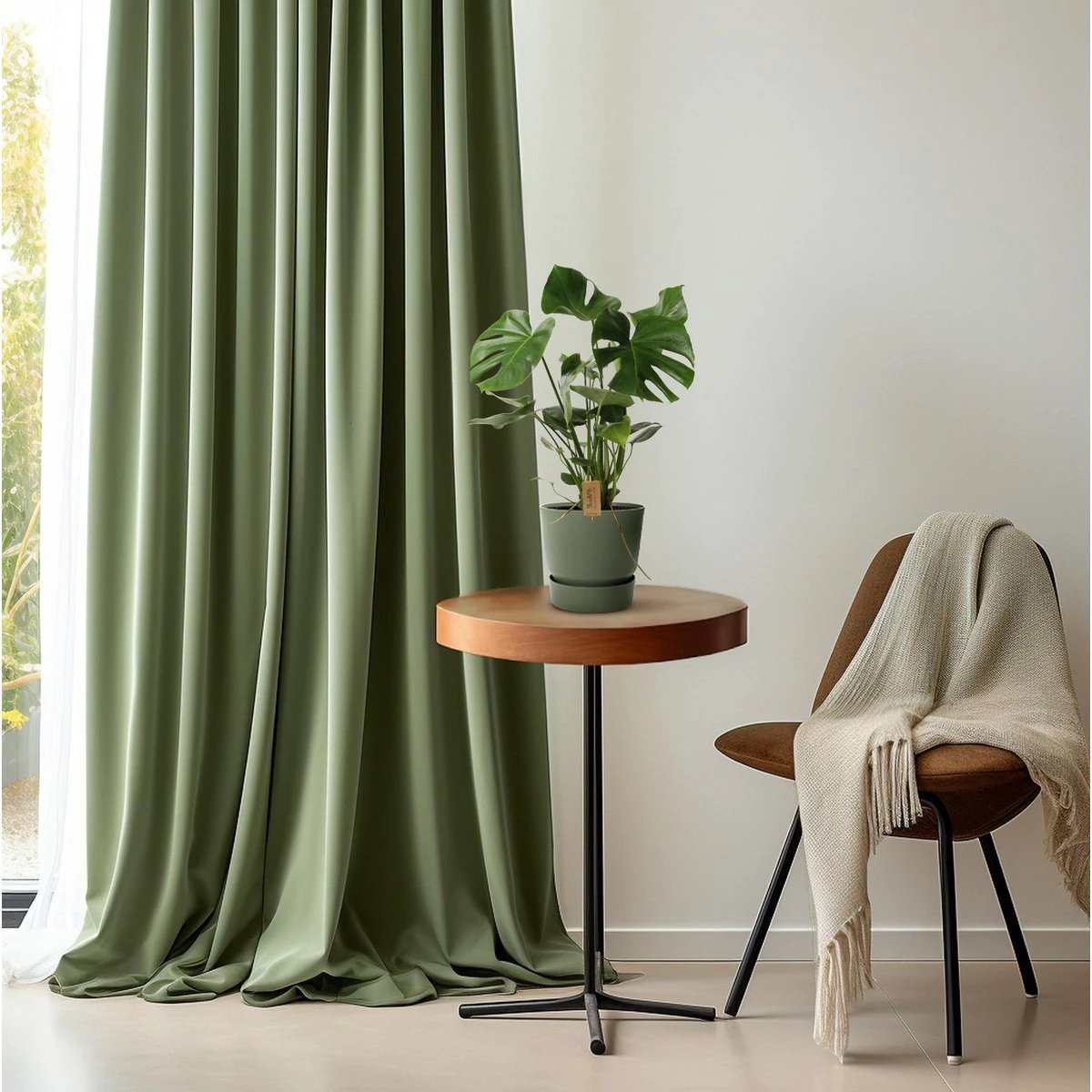 Monstera Deliciosa P21 - Ø21cm - ↕60cm by MEERgroothandel Planten
