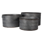 Dekorativer Pflanzenhalter (3) Ø 51x30 / Ø 46x26 / Ø 41x23 cm von Clayre & Eef.