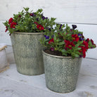 Decoration flower pot Ø 17x16 cm by Clayre & Eef.