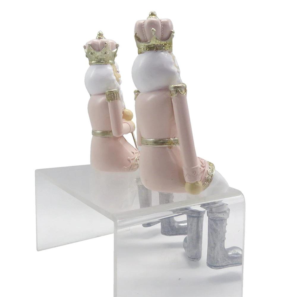 Dekorativer Nussknacker (Set aus 2) 6x6x12/21 cm von Clayre & Eef.