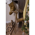 Dekorative Hirschstatue 34x13x73 cm von Clayre & Eef.