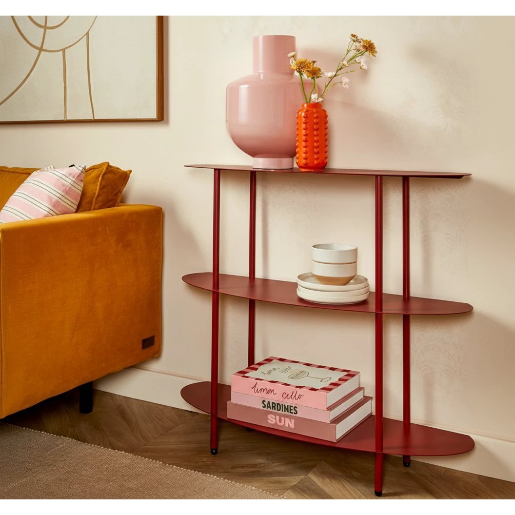 Cabinet Red by Mica Decorations