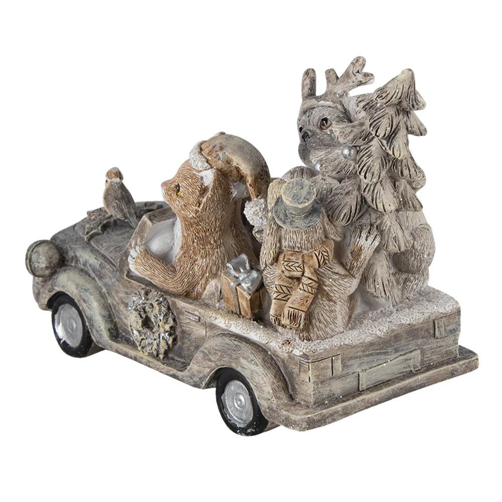 Decoration animals in car 16x8x11 cm by Clayre & Eef.