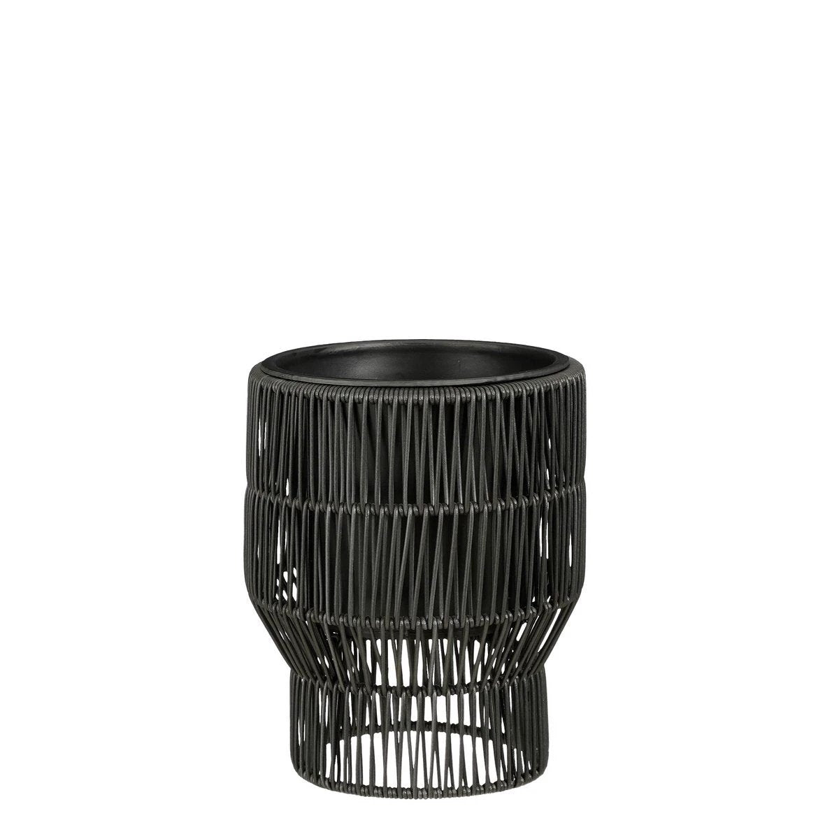 Flowerpot outside Peta Black by Mica Decorations