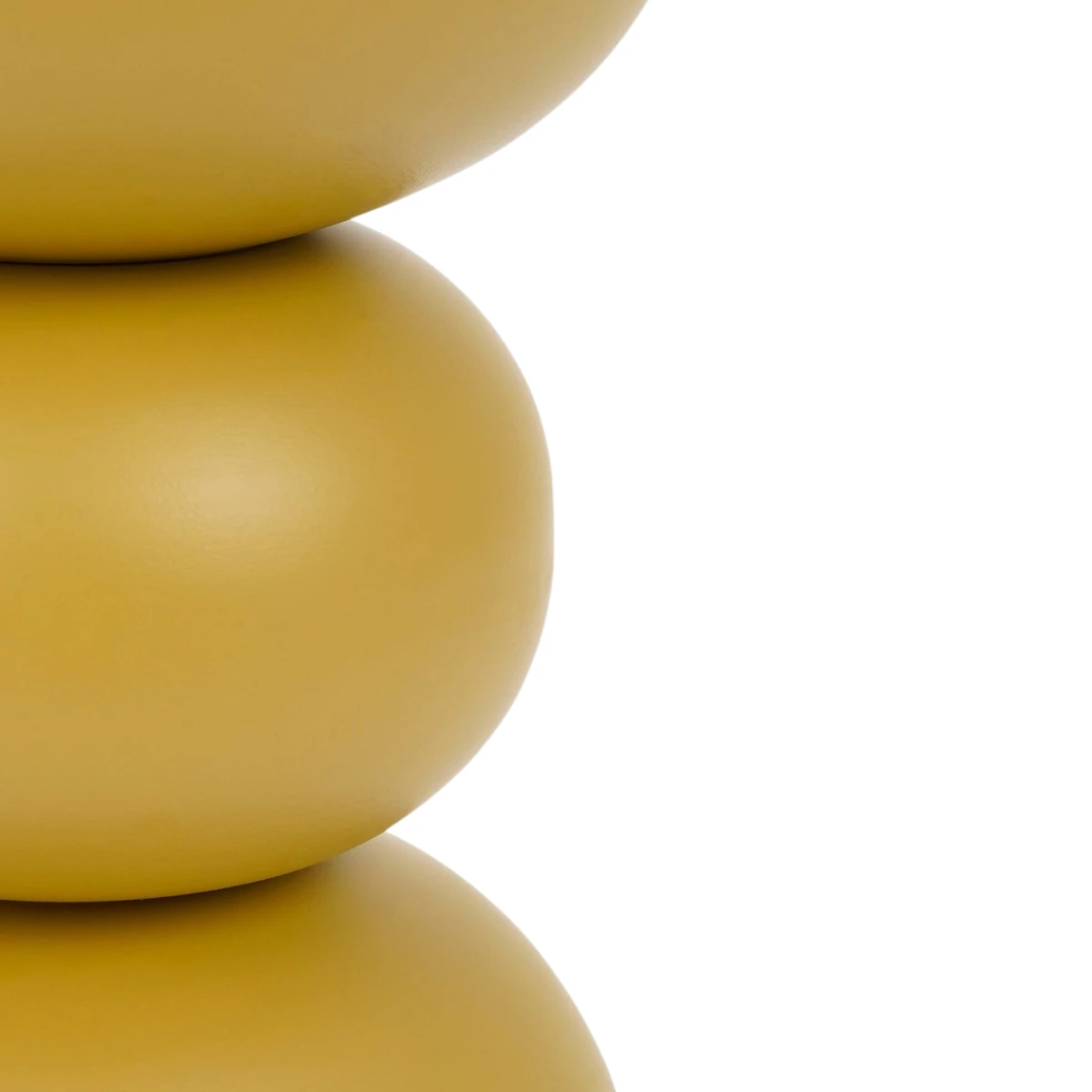 Side table Luna Yellow by Mica Decorations
