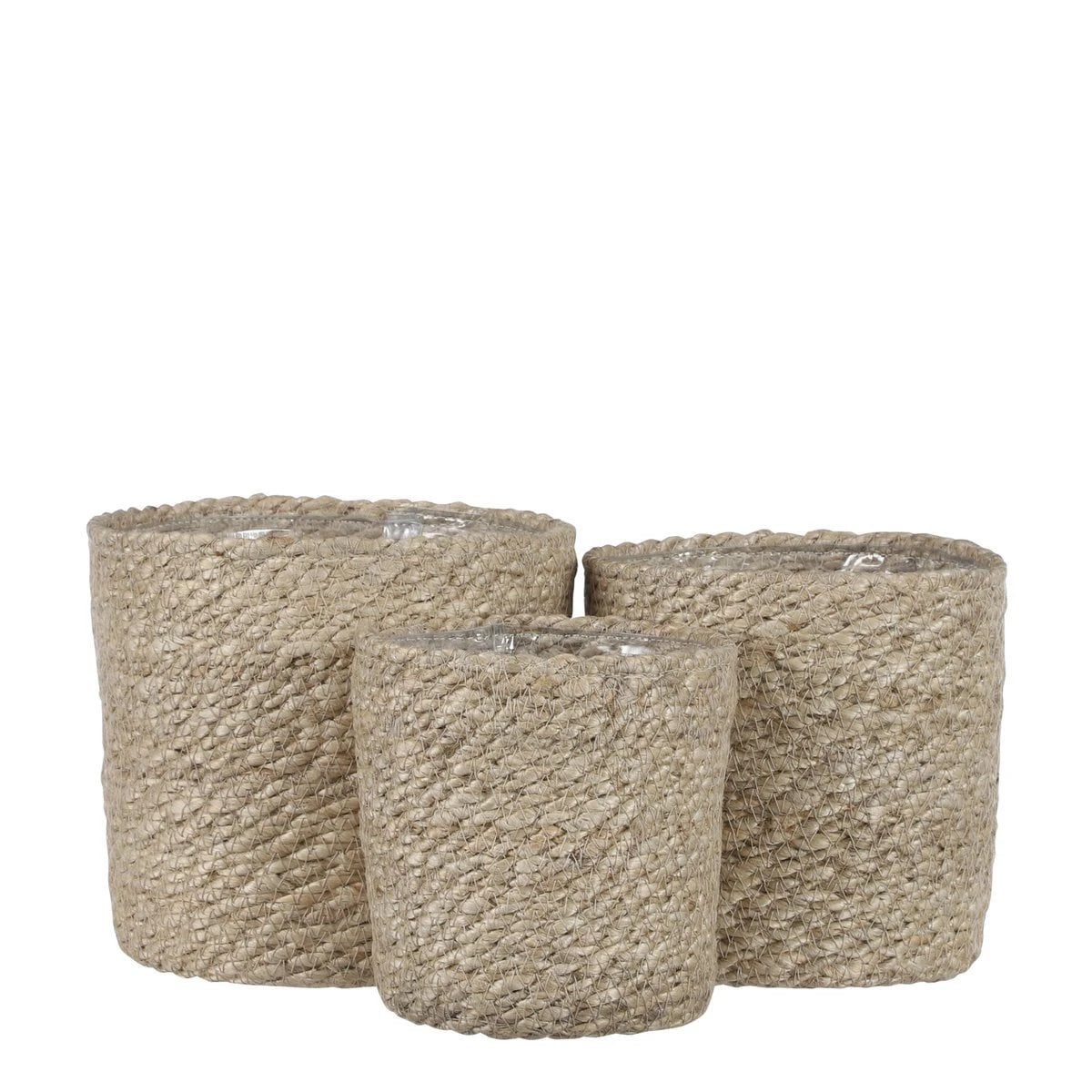 Plantenmand set Atlantic Crème by Mica Decorations