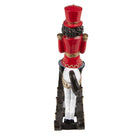 Decoration nutcracker on rocking horse 15x5x18 cm by Clayre & Eef.