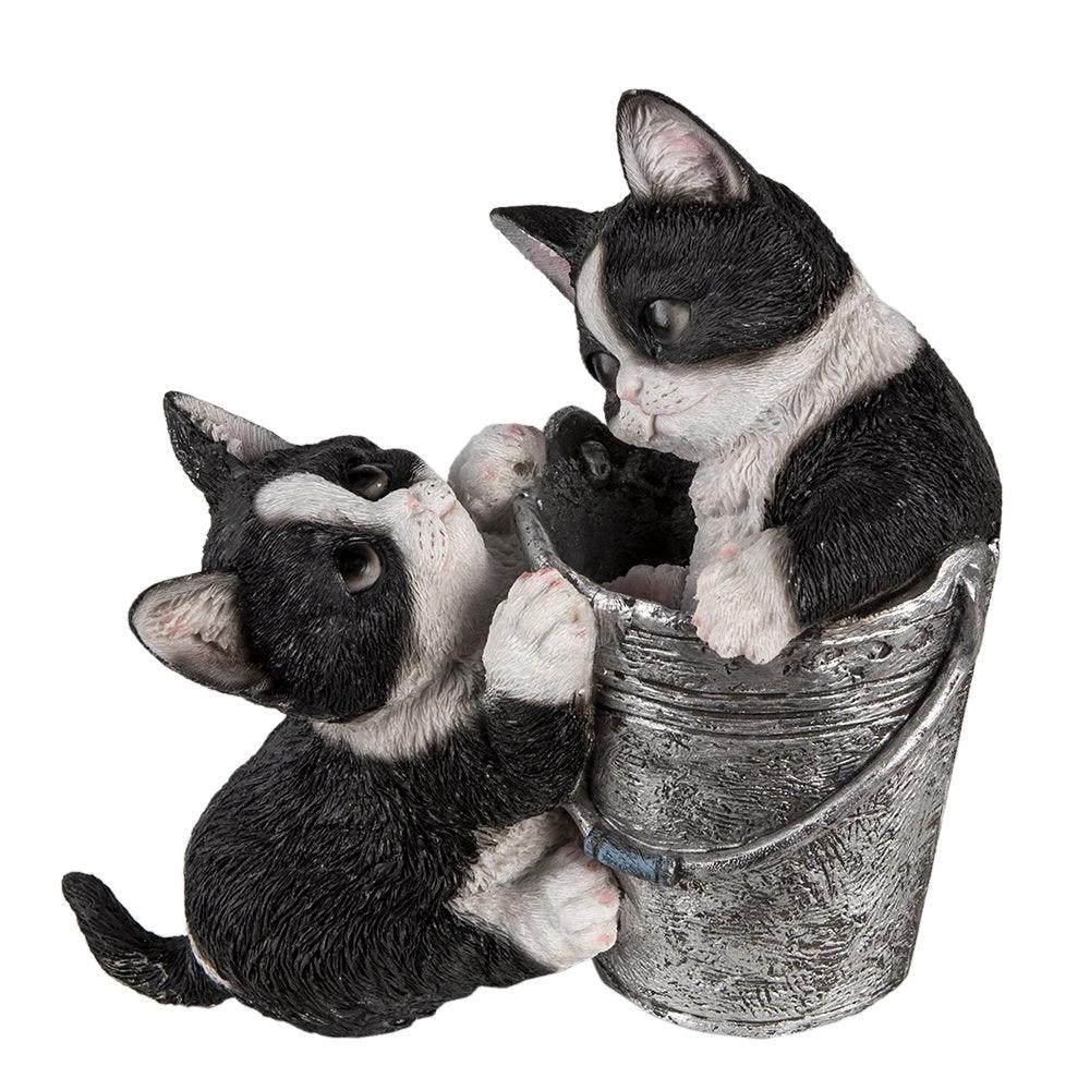 Dekoration Katzen 23x13x18 cm von Clayre & Eef.