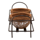 Flower pot holder 30x12x10 cm by Clayre & Eef.