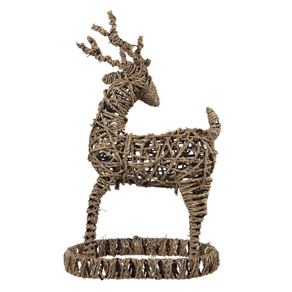Decoration reindeer 30x20x49 cm by Clayre & Eef.