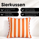 Decorative cushion Orange by Mica Decorations