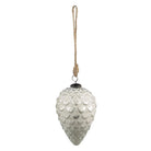 Christmas bauble Ø 8x13 cm by Clayre & Eef.