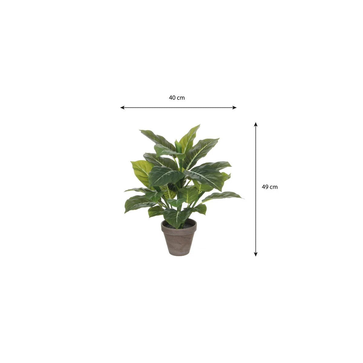 Artificial plant Evergreen Green by Mica Decorations