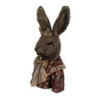Hasenstatue 40 cm goldfarbenes Polyresin von Clayre & Eef.