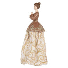 Decoration image woman 8x7x23 cm beige plastic by Clayre & Eef.