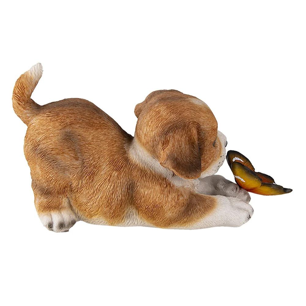 Decoration dog 20x8x11 cm by Clayre & Eef.