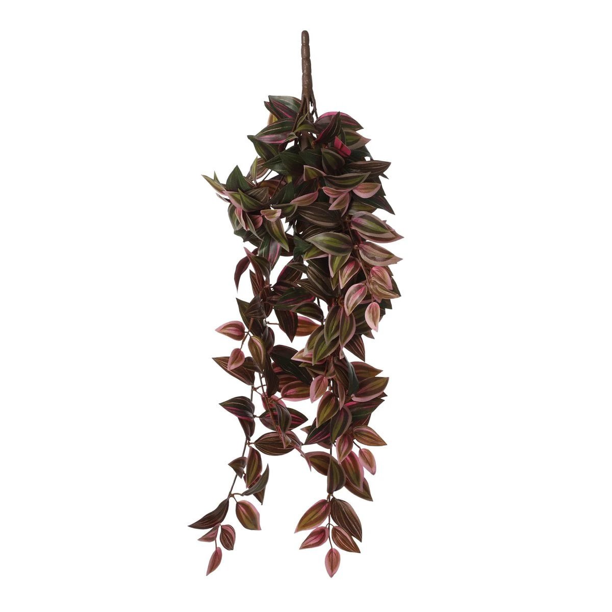 Artificial hanging plant Tradescantia Dark Red by Mica Decorations
