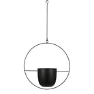 Flowerpot hanging inside Dexter Black by Mica Decorations