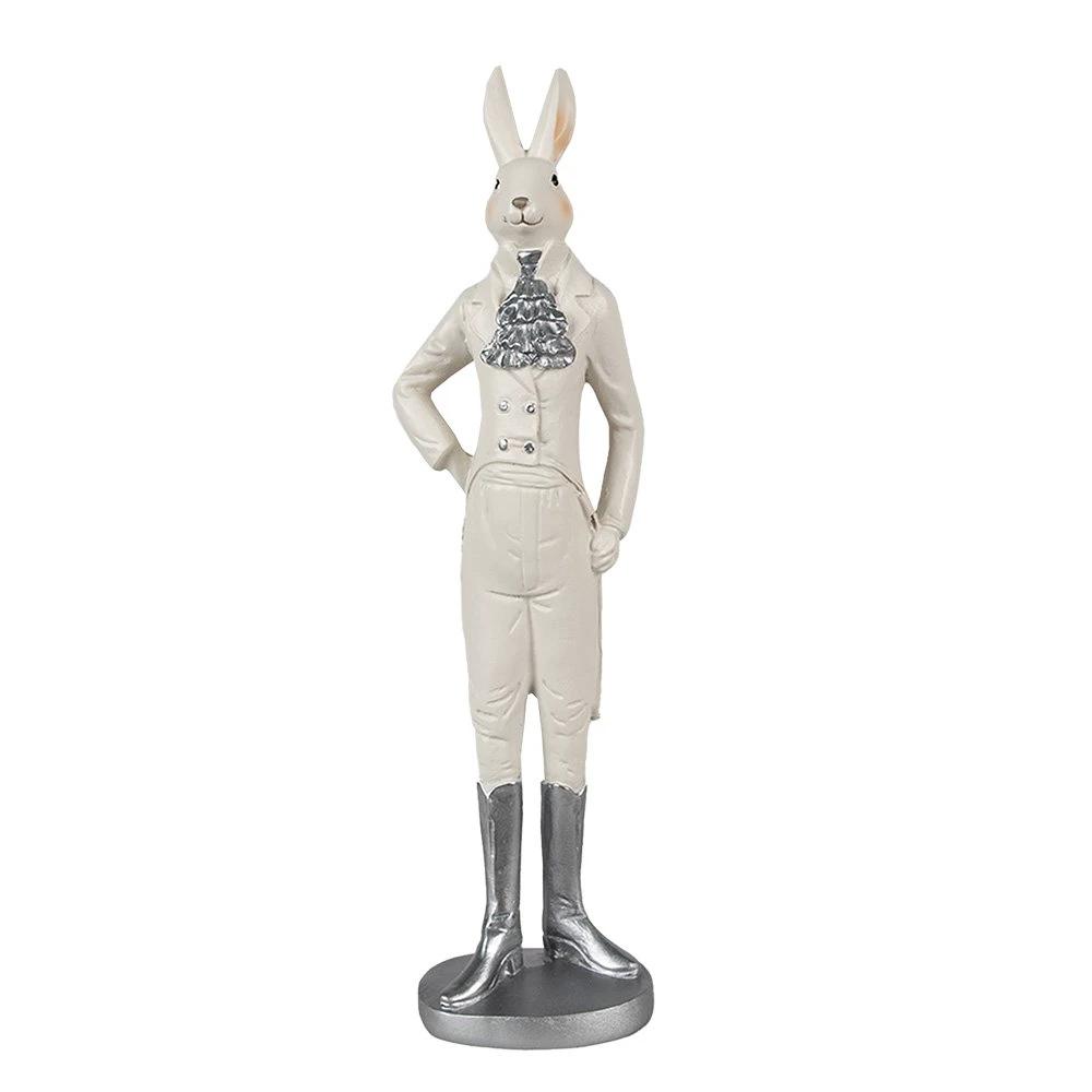 Decoration rabbit 11x8x40 cm by Clayre & Eef.