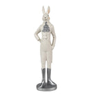 Decoration rabbit 11x8x40 cm by Clayre & Eef.