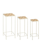 Side table set Odile Brown by Mica Decorations