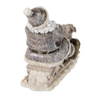 Decoration Santa on sleigh 24x8x16 cm by Clayre & Eef.