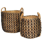 Laundry Basket PRAYA | Plant Basket made from Water Hyacinth by Soeji