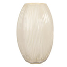 Vase Ø 17x27 cm aus gelbem Glas von Clayre & Eef.